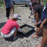 filtering sand